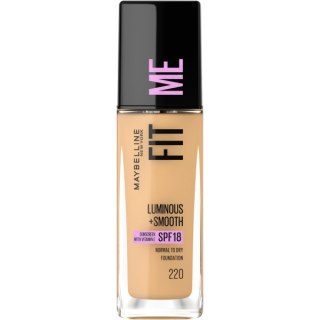 Maybelline Fit Me Luminous + Smooth Foundation rozświetlający podkład do twarzy 220 Natural Beige 30ml