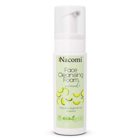 Nacomi Face Cleansing Foam pianka oczyszczająca do twarzy Avocado 150ml