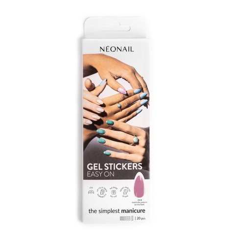 NeoNail Gel Stickers Easy On lakier hybrydowy w naklejce M08 20szt