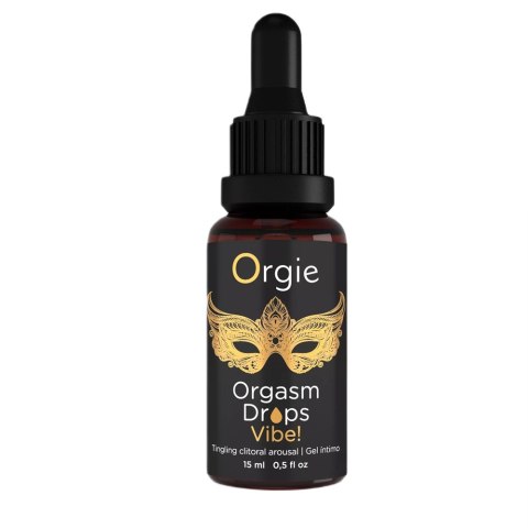 Orgie Orgasm Drops Vibe! krople stymulujące do łechtaczki rozgrzewająco-wibrujące 15ml
