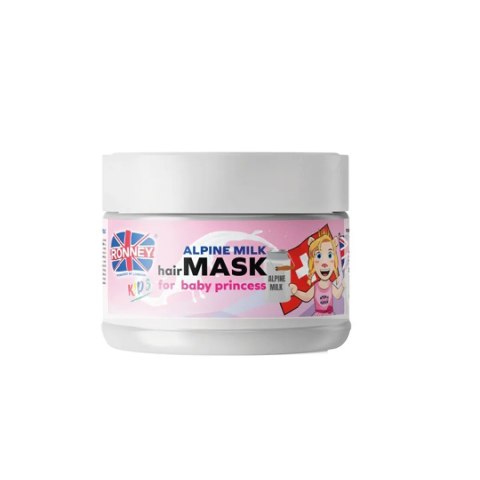 Ronney Kids On Tour To Switzerland Hair Mask maska do włosów dla dzieci Alpejskie Mleko 300ml
