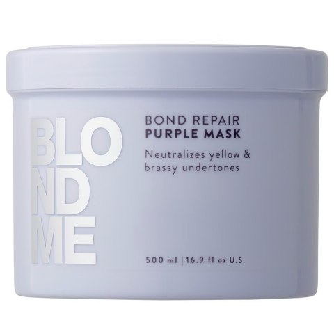 Schwarzkopf Professional BlondMe Bond Repair Purple Mask fioletowa maska neutralizująca 500ml