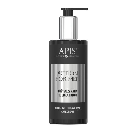 APIS Action For Men odżywczy krem do ciała i dłoni 300ml