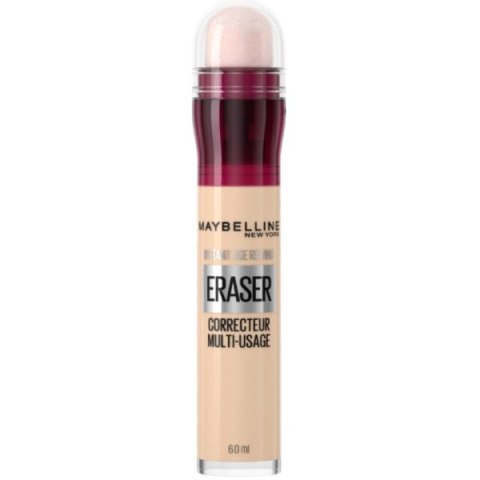 Maybelline Instant Anti-Age Eraser Concealer korektor do twarzy z gąbeczką 00 Ivory 6.8ml