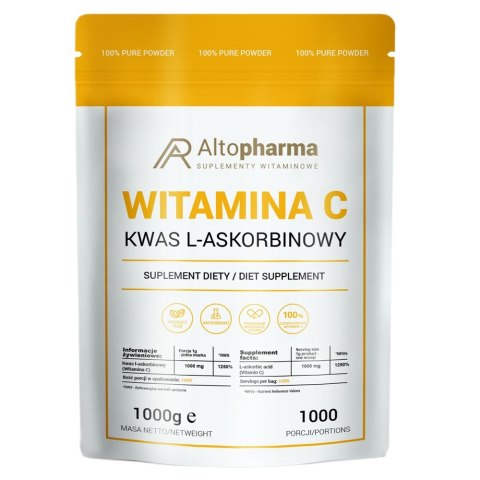 AltoPharma Witamina C Kwas L-Askorbionowy suplement diety w proszku 1000g