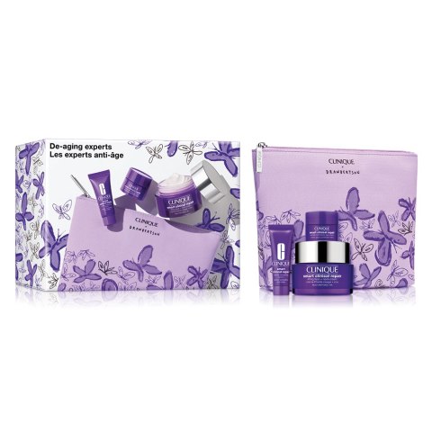 Clinique De-Aging Experts zestaw liftingujący krem do twarzy i szyi 50ml + korygujące serum przeciwzmarszczkowe 10ml + korygujący krem pr
