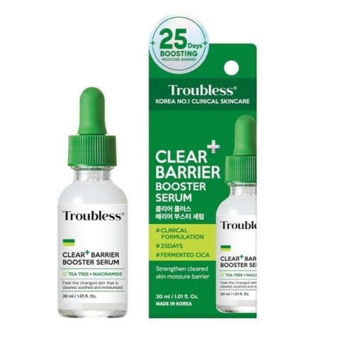 Troubless Clear Barrier Plus Booster Serum wzmacniające barierę ochronną serum do twarzy 30ml