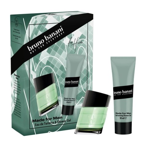 Bruno Banani Made for Men zestaw woda toaletowa spray 30ml + żel pod prysznic 50ml