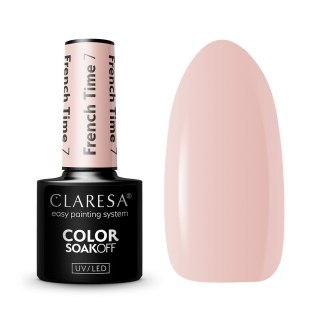 Claresa Color Soak Off UV/LED lakier hybrydowy French Time 7 5g