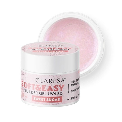 Claresa Soft&Easy Builder Gel żel budujący Sweet Sugar 45g