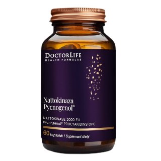 Doctor Life Nattokinaza Pycnogenol suplement diety 60 kapsułek