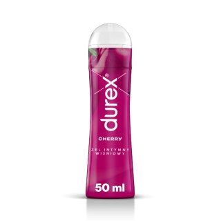 Durex Cherry żel intymny lubrykant Soczysta Wiśnia smakowy 50ml