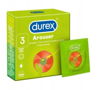 Durex Durex prezerwatywy Arouser 3 szt prążkowane