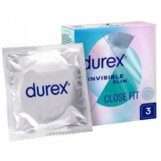 Durex Invisible Close Fit prezerwatywy dopasowane 3 szt