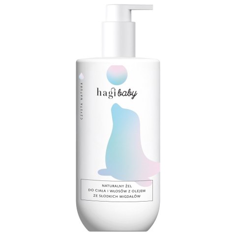 Hagi Baby naturalny żel do ciała i włosów z olejem ze słodkich migdałów 250ml