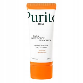 PURITO Seoul Daily Soft Touch Sunscreen SPF50+ PA++++ krem przeciwsłoneczny z ceramidami 60ml