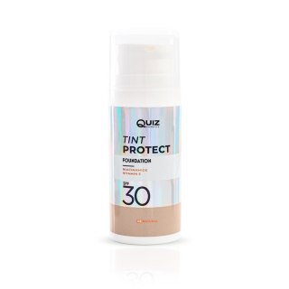 Quiz Cosmetics Tint Protect Foundation SPF30 lekki podkład wzbogacony witaminą E i niacynamidem N°02 Natural 30ml
