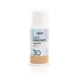 Quiz Cosmetics Tint Protect Foundation SPF30 lekki podkład wzbogacony witaminą E i niacynamidem N°03 Olive 30ml