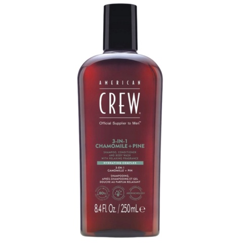 American Crew 3w1 Szampon żel pod prysznic odżywka zapach las iglasty 250ml