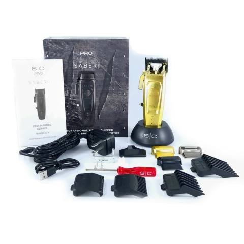 Gamma Piu StyleCraft Saber II Maszynka do Włosów Złota