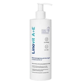 Linovit A+E dermatologiczny żel do mycia z witaminami A i E 400ml