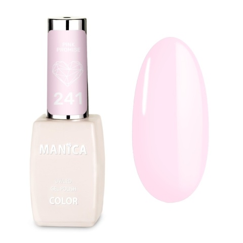 Manica Lakier hybrydowy LED/UV 10ml - Pink Promise- 241