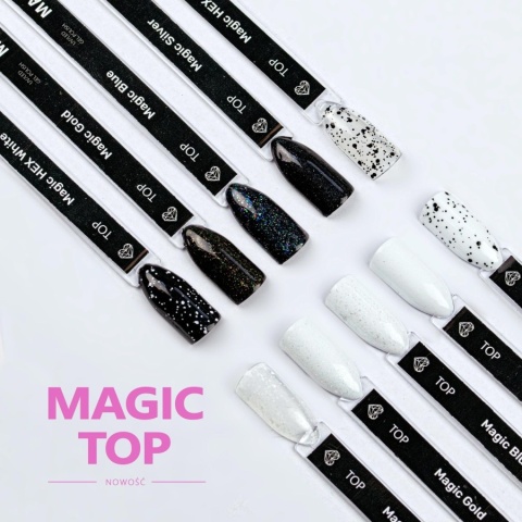 Manica Top hybrydowy UV/LED Gel Polish Top Magic Gold 10ml