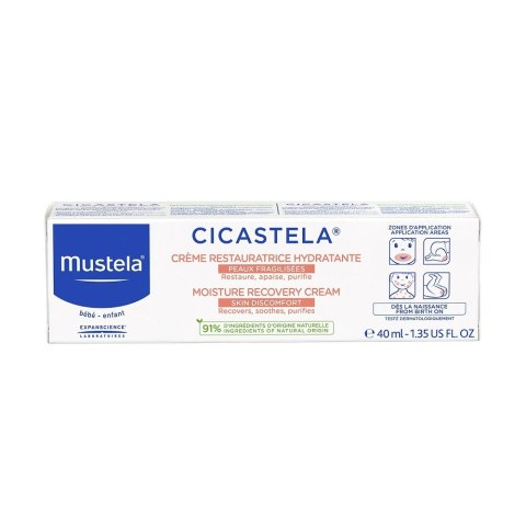 Mustela Cicastela krem regeneracyjny dla niemowląt i dzieci 40ml