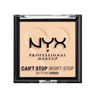 NYX Professional MakeUp Can't Stop Won't Stop puder matujący 02 Light 6g