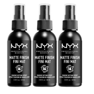 NYX Professional MakeUp Matte Setting Spray Trio zestaw utrwalaczy do makijażu 3x60ml