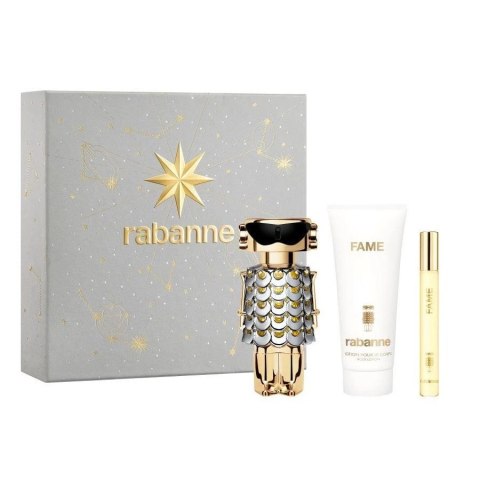 Paco Rabanne Fame zestaw woda perfumowana spray 80ml + balsam do ciała 100ml + woda perfumowana spray 10ml