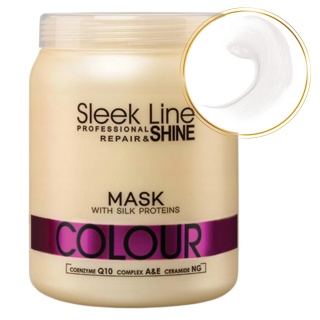 Stapiz Sleek Line Colour Maska do Włosów Farbowanych z Jedwabiem 1000ml