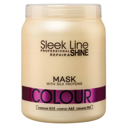 Stapiz Sleek Line Colour Maska do Włosów Farbowanych z Jedwabiem 1000ml