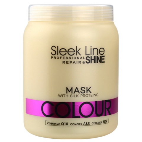 Stapiz Sleek Line Colour Maska do Włosów Farbowanych z Jedwabiem 1000ml