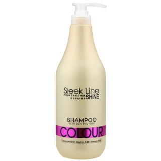 Stapiz Sleek Line Colour Szampon z Jedwabiem do Włosów Farbowanych 1000ml