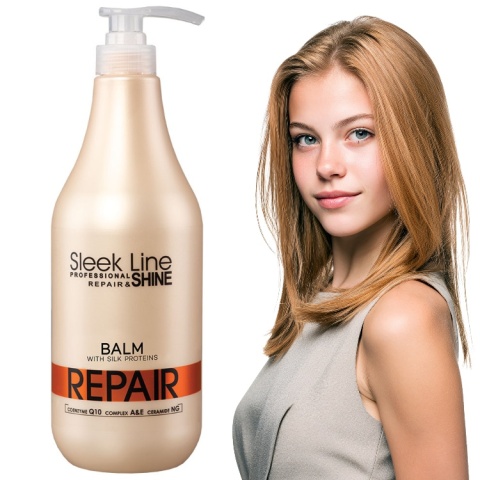 Stapiz Sleek Line Repair Balsam Odżywczy do Włosów z Jedwabiem 1000ml