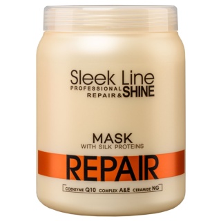 Stapiz Sleek Line Repair Maska do Włosów Suchych z Jedwabiem 1L