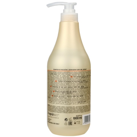 Stapiz Sleek Line Repair Szampon do Włosów Zniszczonych z Proteinami Jedwabiu 1000ml