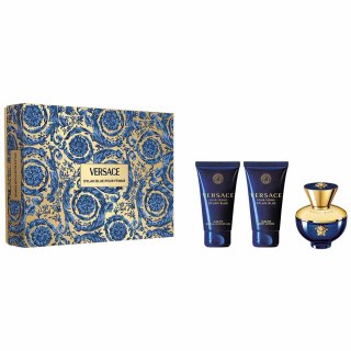 Versace Pour Femme Dylan Blue zestaw woda perfumowana spray 50ml + balsam do ciała 50ml + żel pod prysznic 50ml