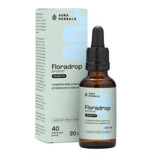 Aura Herbals Floradrop protect¹ probiotyk suplement diety w kroplach 20ml