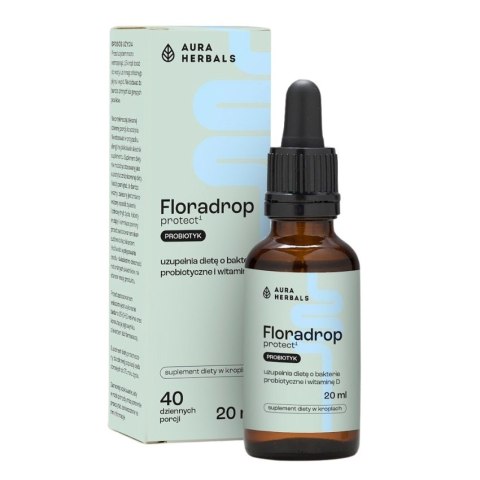 Aura Herbals Floradrop protect¹ probiotyk suplement diety w kroplach 20ml
