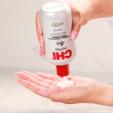 CHI Infra Silk Infusion Infra nawilżająca odżywka termoochronna 355ml