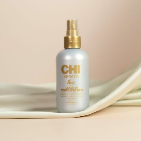 CHI Keratin, odżywka w sprayu do włosów zniszczonych 177ml