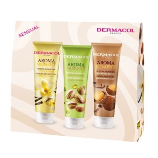 Dermacol Aroma Moment Mix Sensual zestaw żeli pod prysznic 3x250ml