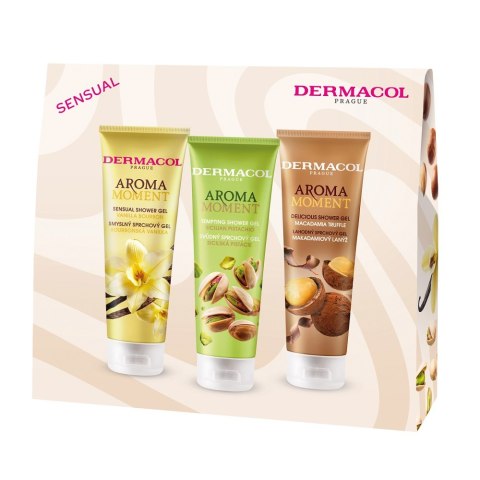 Dermacol Aroma Moment Mix Sensual zestaw żeli pod prysznic 3x250ml