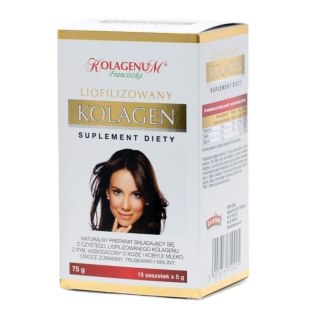 Elena Kolagenum Franciszka liofilizowany kolagen suplement diety w saszetkach 15x5g