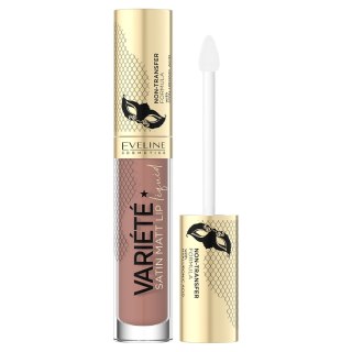 Eveline Cosmetics Variete Satin Matt Lip Liquid pomadka w płynie z kwasem hialuronowym 01 4.5ml