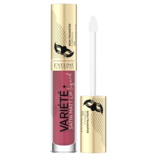 Eveline Cosmetics Variete Satin Matt Lip Liquid pomadka w płynie z kwasem hialuronowym 06 4.5ml