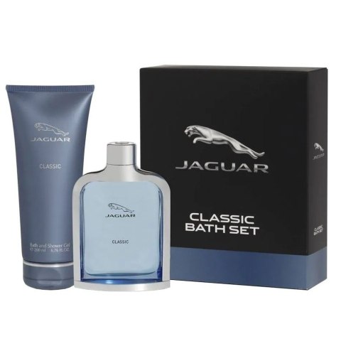 Jaguar Classic Blue zestaw woda toaletowa spray 100ml + żel pod prysznic 200ml Jaguar Classic Blue zestaw woda toaletowa spray 100ml + żel pod prysznic 200ml
