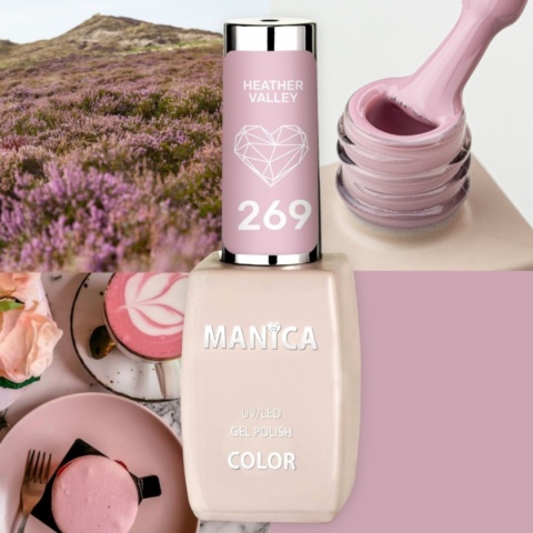 Manica Lakier hybrydowy LED/UV 10ml - Heather Valley - 269